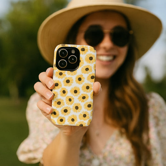 Sun Kissed - iPhone Flip Case Wallet, Leather Folio Case Phone Case-aesthetic phone case-shockproof phone case-cute phone case-designer phone case-elegant phone case-luxury phone case-phone accessories-fashion accessory