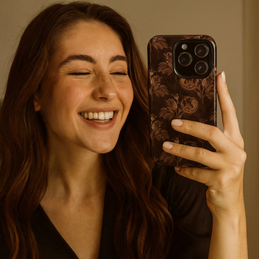 Indulge - iPhone Flip Case Wallet, Leather Folio Case Phone Case-aesthetic phone case-shockproof phone case-cute phone case-designer phone case-elegant phone case-luxury phone case-phone accessories-fashion accessory