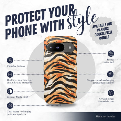 Barely Tamed - Google Pixel Case Phone Case-aesthetic phone case-shockproof phone case-cute phone case-designer phone case-elegant phone case-luxury phone case-phone accessories-fashion accessory