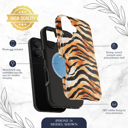 Barely Tamed - Magsafe iPhone Case Phone Case-aesthetic phone case-shockproof phone case-cute phone case-designer phone case-elegant phone case-luxury phone case-phone accessories-fashion accessory
