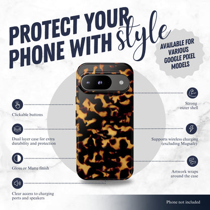 Burnt Honey - Google Pixel Case Phone Case-aesthetic phone case-shockproof phone case-cute phone case-designer phone case-elegant phone case-luxury phone case-phone accessories-fashion accessory