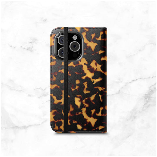 Burnt Honey - iPhone Flip Case Wallet, Leather Folio Case Phone Case-aesthetic phone case-shockproof phone case-cute phone case-designer phone case-elegant phone case-luxury phone case-phone accessories-fashion accessory