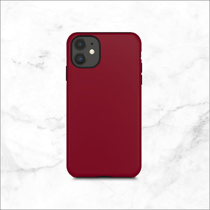 Burgundy - iPhone Case