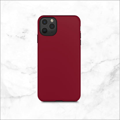 Burgundy - iPhone Case
