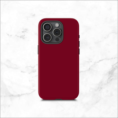 Burgundy - iPhone Case