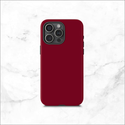 Burgundy - iPhone Case