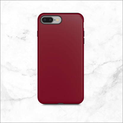 Burgundy - iPhone Case