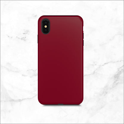 Burgundy - iPhone Case