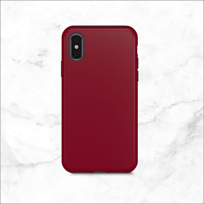 Burgundy - iPhone Case