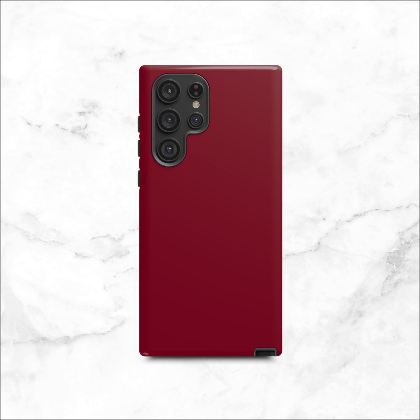 Burgundy - Samsung Galaxy Case Phone Case-aesthetic phone case-shockproof phone case-cute phone case-designer phone case-elegant phone case-luxury phone case-phone accessories-fashion accessory