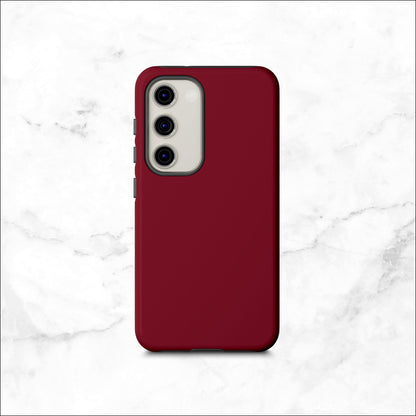 Burgundy - Samsung Galaxy Case Phone Case-aesthetic phone case-shockproof phone case-cute phone case-designer phone case-elegant phone case-luxury phone case-phone accessories-fashion accessory
