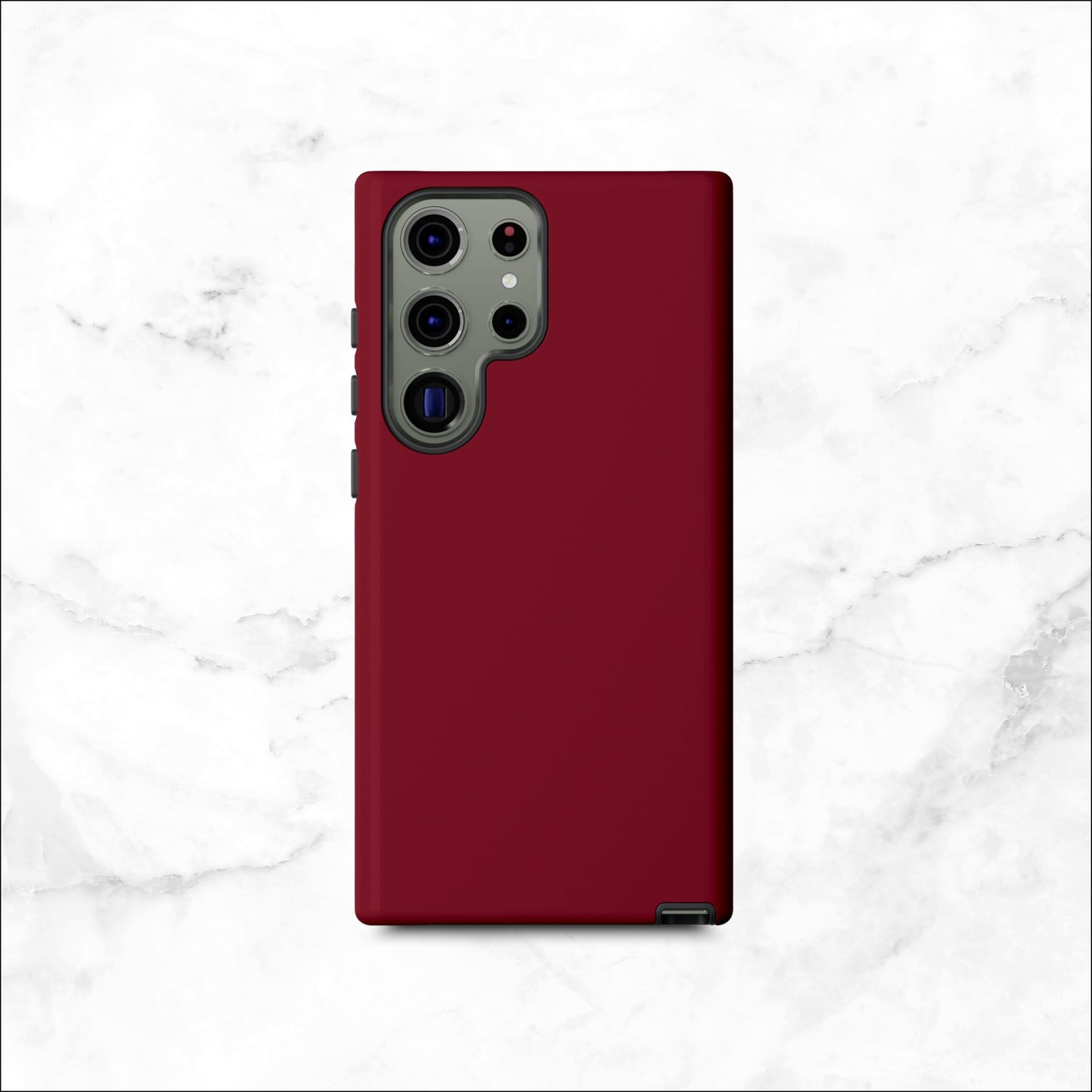 Burgundy - Samsung Galaxy Case Phone Case-aesthetic phone case-shockproof phone case-cute phone case-designer phone case-elegant phone case-luxury phone case-phone accessories-fashion accessory