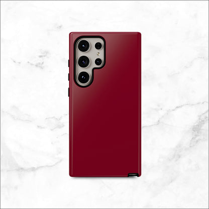 Burgundy - Samsung Galaxy Case Phone Case-aesthetic phone case-shockproof phone case-cute phone case-designer phone case-elegant phone case-luxury phone case-phone accessories-fashion accessory