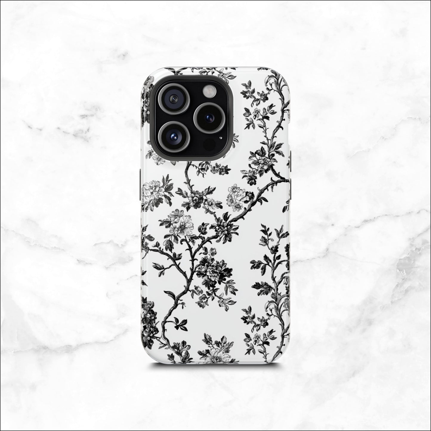 Adorned Toile - Magsafe iPhone Case Phone Case-aesthetic phone case-shockproof phone case-cute phone case-designer phone case-elegant phone case-luxury phone case-phone accessories-fashion accessory