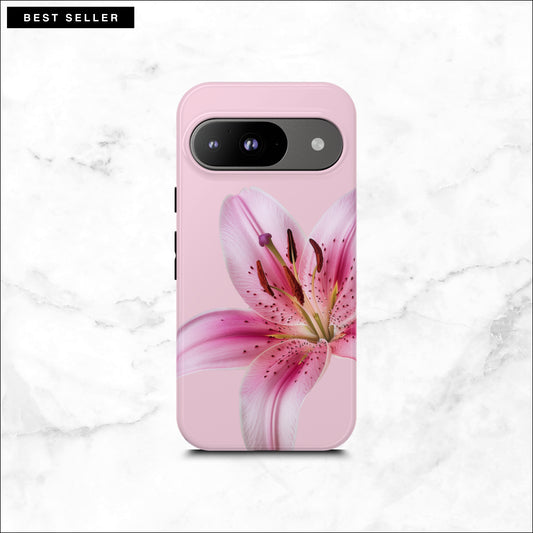 Pretty Please - Floral Google Pixel Case Phone Case-aesthetic phone case-shockproof phone case-cute phone case-designer phone case-elegant phone case-luxury phone case-phone accessories-fashion accessory