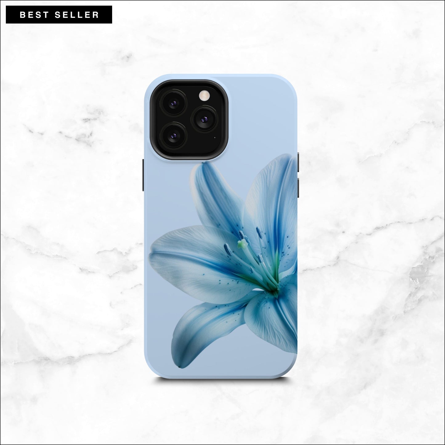 Clear Skies - Floral Magsafe iPhone Case Phone Case-aesthetic phone case-shockproof phone case-cute phone case-designer phone case-elegant phone case-luxury phone case-phone accessories-fashion accessory