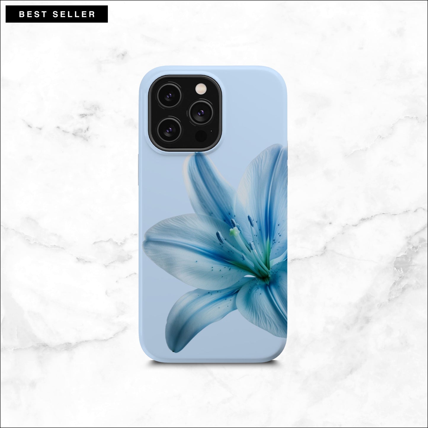 Clear Skies - Floral Magsafe iPhone Case Phone Case-aesthetic phone case-shockproof phone case-cute phone case-designer phone case-elegant phone case-luxury phone case-phone accessories-fashion accessory