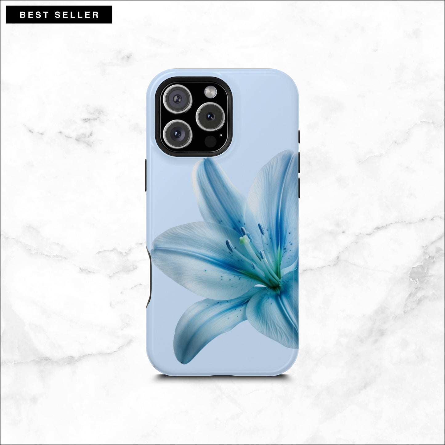 Clear Skies - Floral Magsafe iPhone Case Phone Case-aesthetic phone case-shockproof phone case-cute phone case-designer phone case-elegant phone case-luxury phone case-phone accessories-fashion accessory