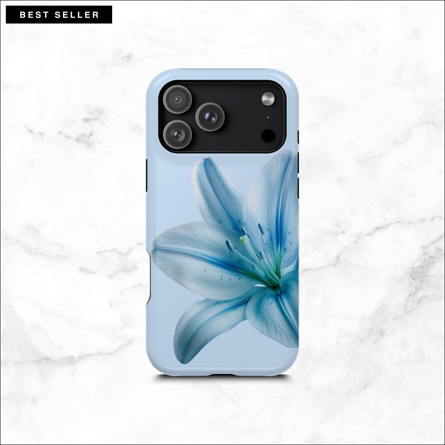 Clear Skies - Floral Magsafe iPhone Case Phone Case-aesthetic phone case-shockproof phone case-cute phone case-designer phone case-elegant phone case-luxury phone case-phone accessories-fashion accessory