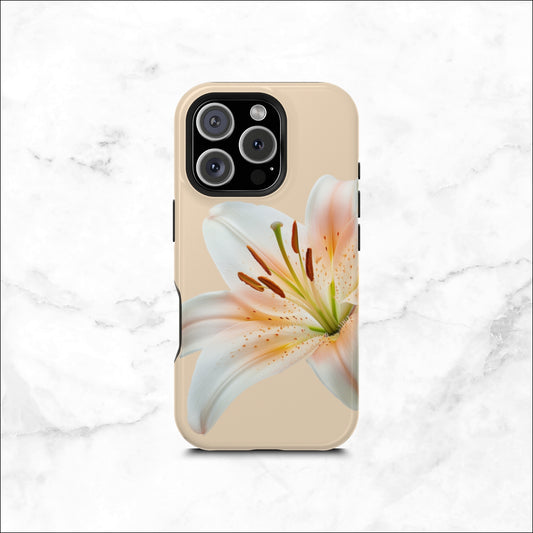 Vanilla Essence - Floral Magsafe iPhone Case Phone Case-aesthetic phone case-shockproof phone case-cute phone case-designer phone case-elegant phone case-luxury phone case-phone accessories-fashion accessory