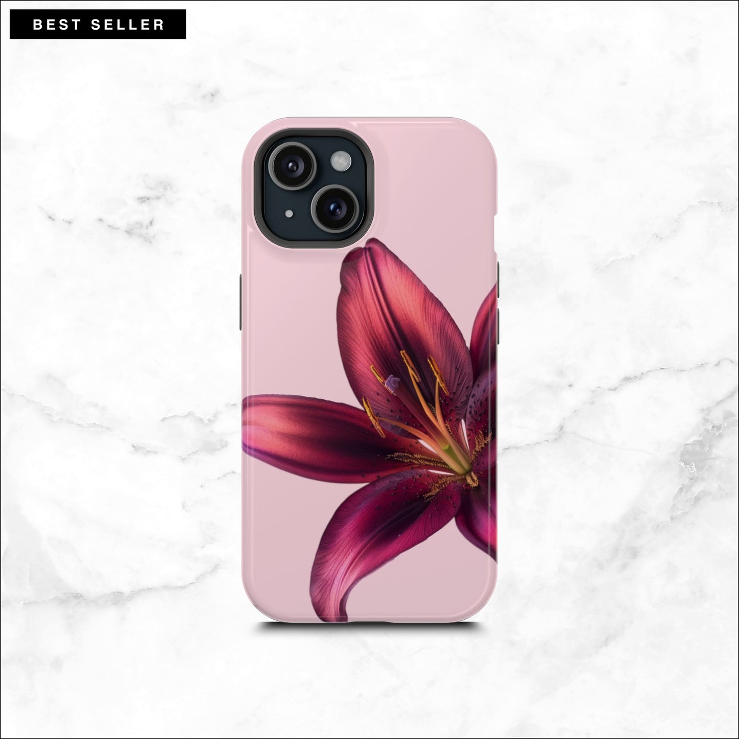 Quiet Confidence - Floral Magsafe iPhone Case Phone Case-aesthetic phone case-shockproof phone case-cute phone case-designer phone case-elegant phone case-luxury phone case-phone accessories-fashion accessory