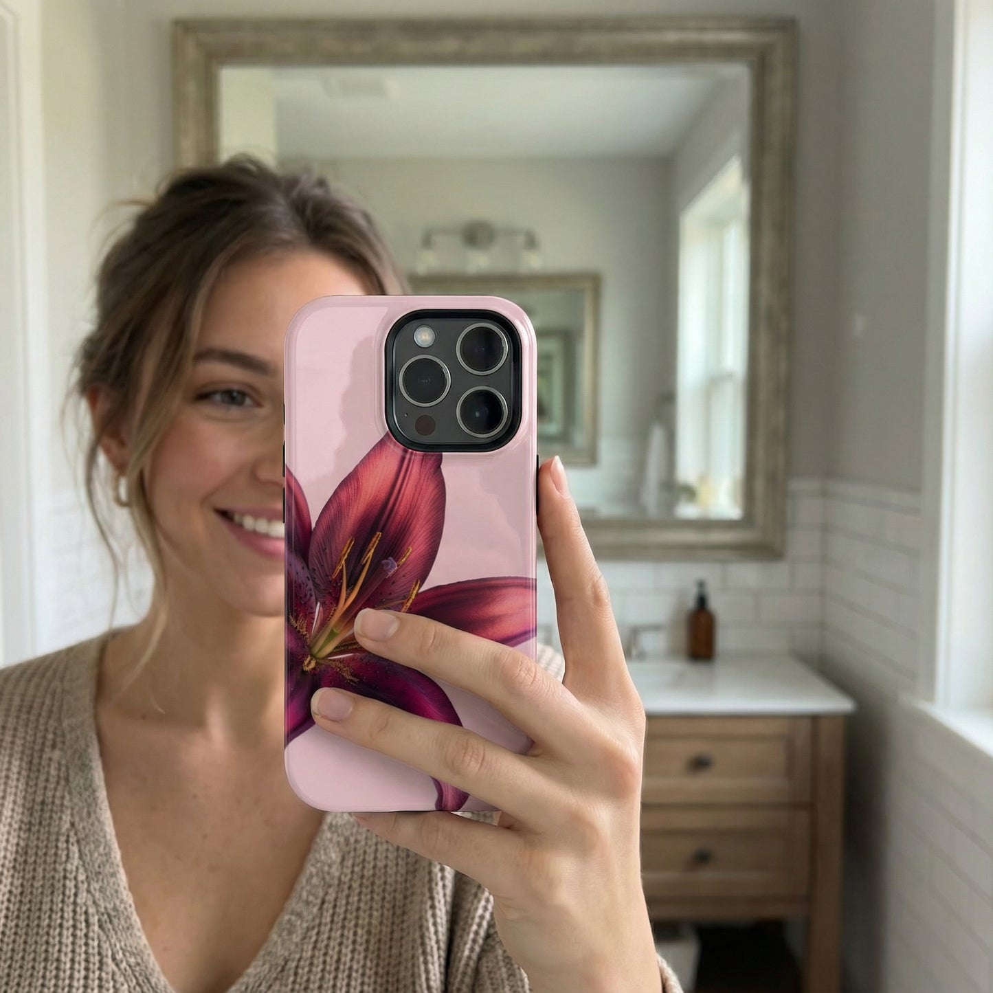 Quiet Confidence - Floral Magsafe iPhone Case Phone Case-aesthetic phone case-shockproof phone case-cute phone case-designer phone case-elegant phone case-luxury phone case-phone accessories-fashion accessory