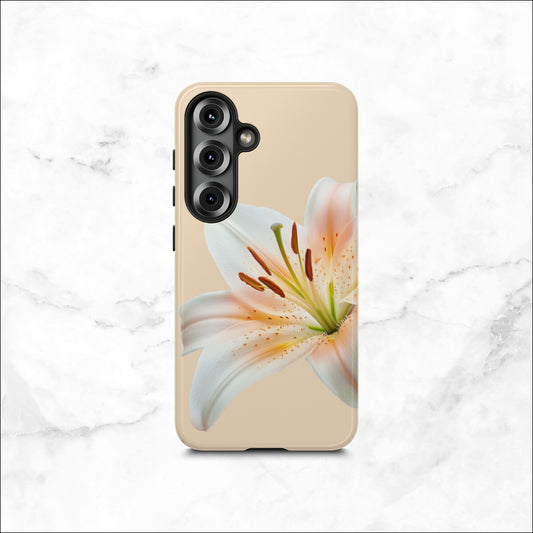 Vanilla Essence - Floral Samsung Galaxy Case Phone Case-aesthetic phone case-shockproof phone case-cute phone case-designer phone case-elegant phone case-luxury phone case-phone accessories-fashion accessory