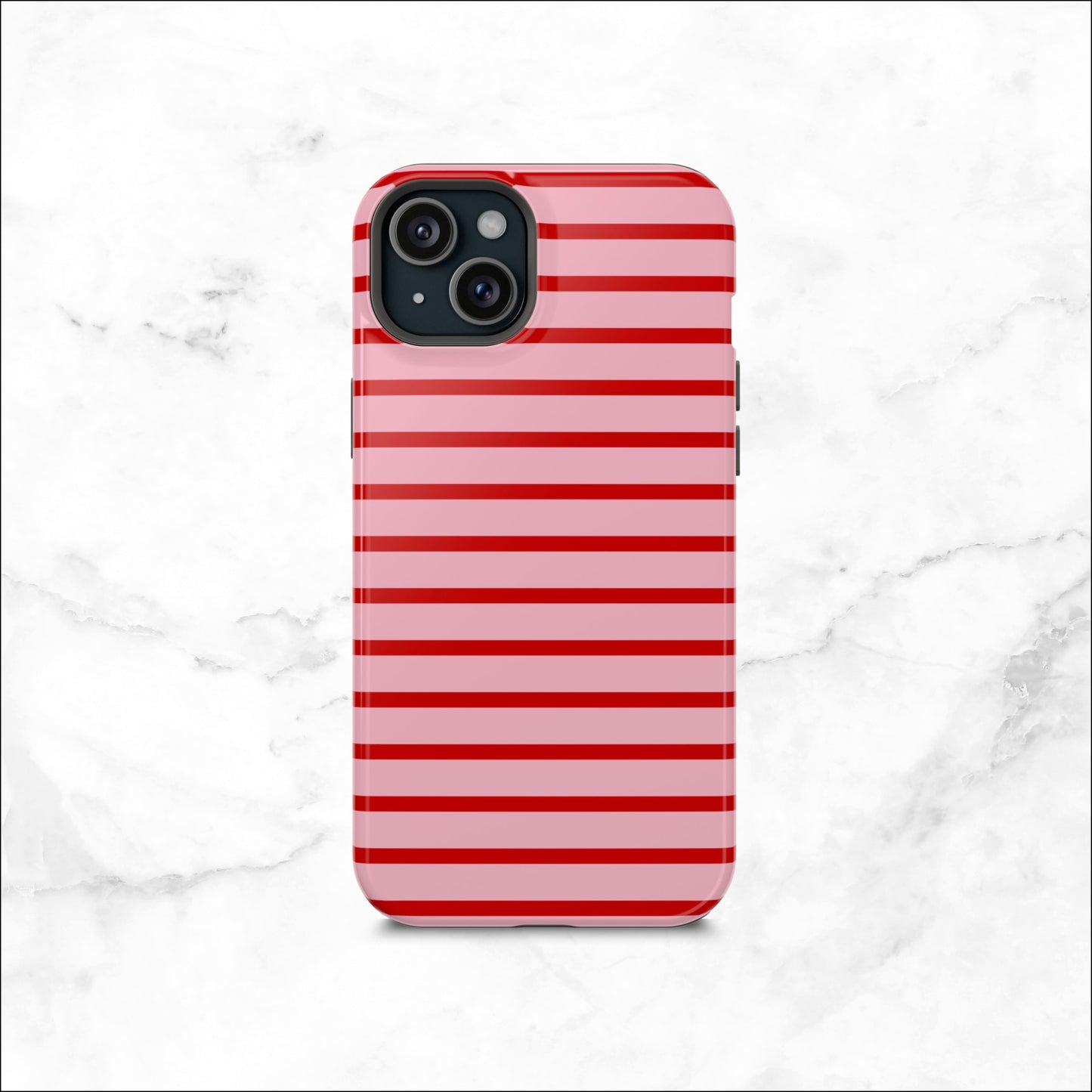 Candy Stripes - Magsafe iPhone Case Phone Case-aesthetic phone case-shockproof phone case-cute phone case-designer phone case-elegant phone case-luxury phone case-phone accessories-fashion accessory