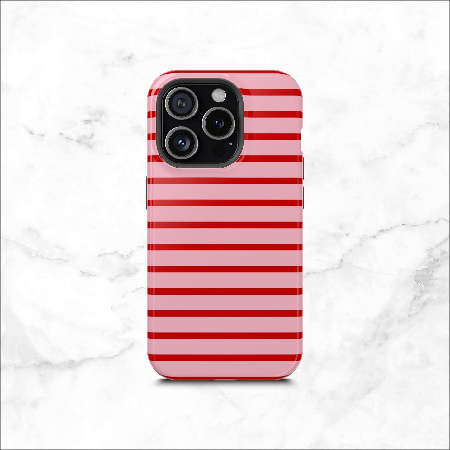 Candy Stripes - Magsafe iPhone Case Phone Case-aesthetic phone case-shockproof phone case-cute phone case-designer phone case-elegant phone case-luxury phone case-phone accessories-fashion accessory