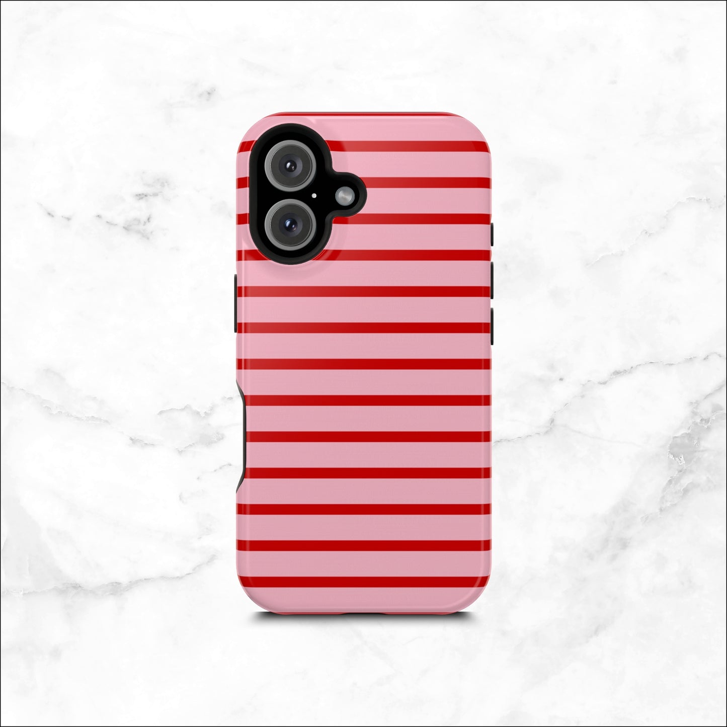 Candy Stripes - Magsafe iPhone Case Phone Case-aesthetic phone case-shockproof phone case-cute phone case-designer phone case-elegant phone case-luxury phone case-phone accessories-fashion accessory