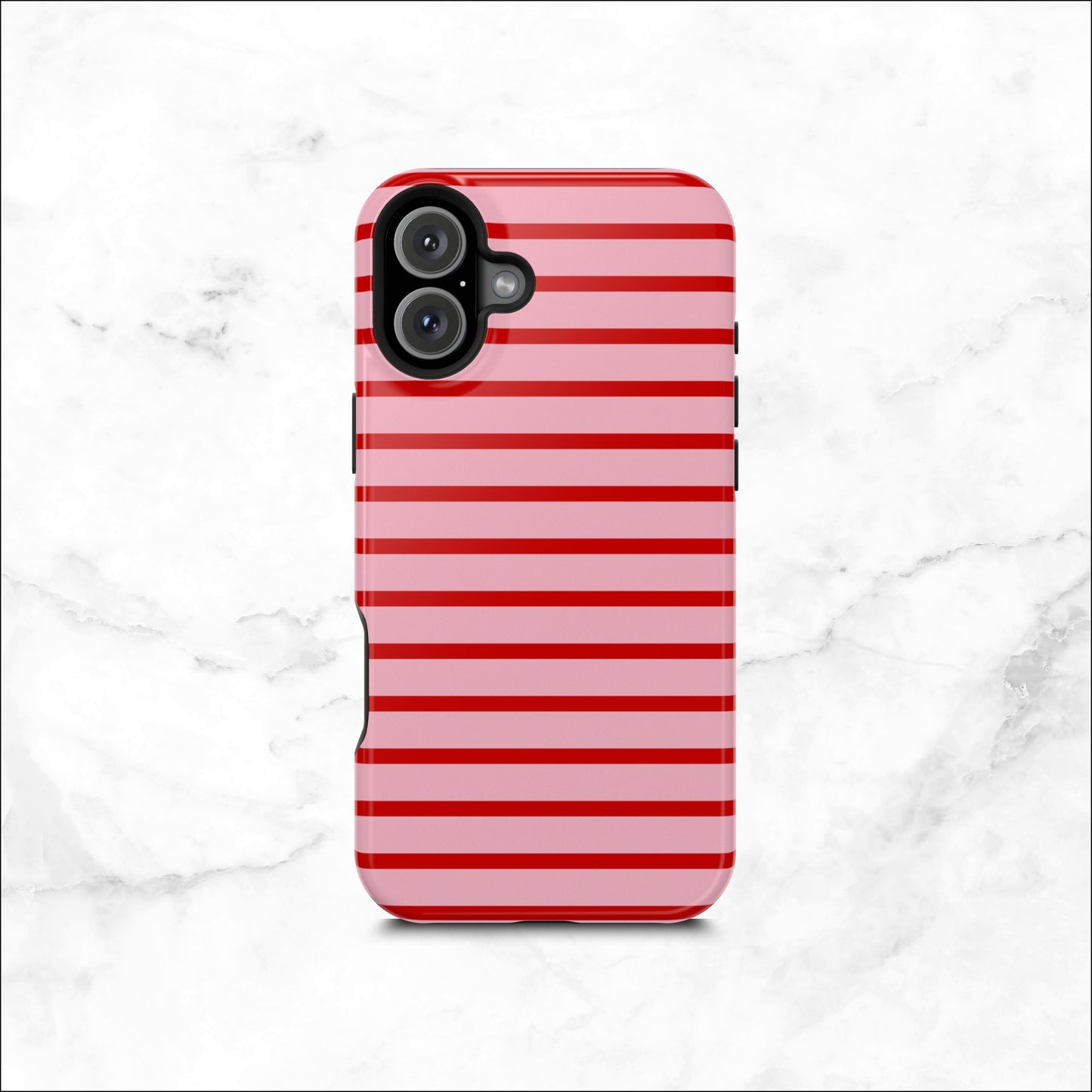 Candy Stripes - Magsafe iPhone Case Phone Case-aesthetic phone case-shockproof phone case-cute phone case-designer phone case-elegant phone case-luxury phone case-phone accessories-fashion accessory
