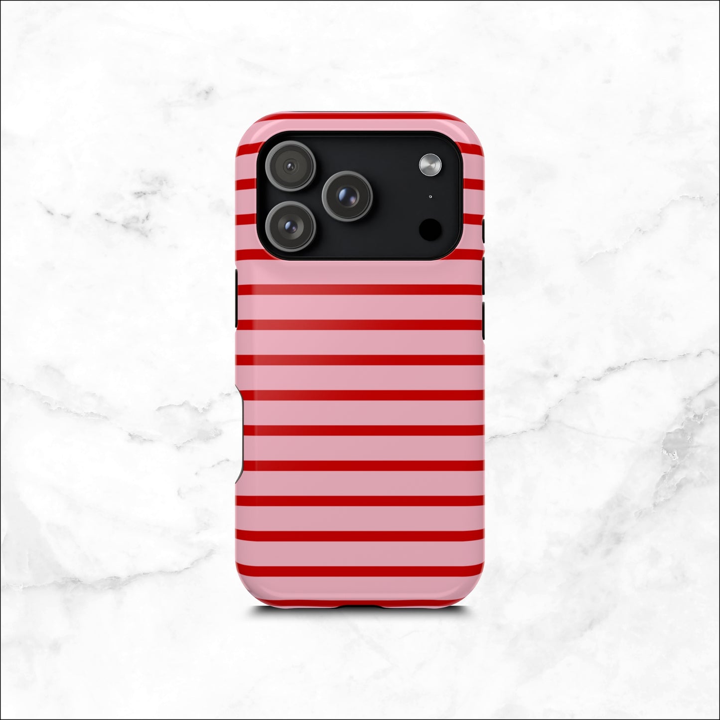 Candy Stripes - Magsafe iPhone Case Phone Case-aesthetic phone case-shockproof phone case-cute phone case-designer phone case-elegant phone case-luxury phone case-phone accessories-fashion accessory