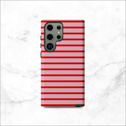 Candy Stripes - Samsung Galaxy Case Phone Case-aesthetic phone case-shockproof phone case-cute phone case-designer phone case-elegant phone case-luxury phone case-phone accessories-fashion accessory