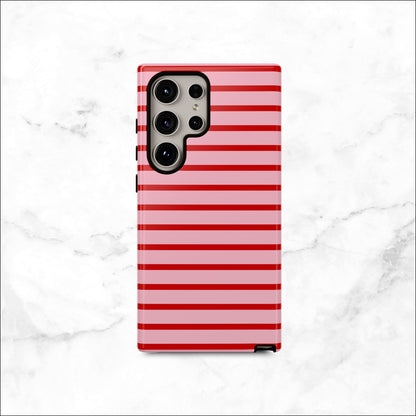 Candy Stripes - Samsung Galaxy Case Phone Case-aesthetic phone case-shockproof phone case-cute phone case-designer phone case-elegant phone case-luxury phone case-phone accessories-fashion accessory